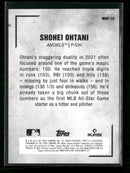 2022 Topps Japan Edition MVP Shohei Ohtani #MVP-13