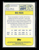 2024 Topps Chrome 1974 Topps Football Pink Refractor Bo Nix #74TF-4