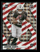 2025 Panini Mosaic Mosaic Red and White Stripe Ashton Jeanty RC #345