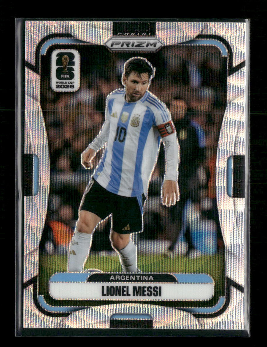 2026 Panini Prizm FIFA World Cup Wave Prizms Lionel Messi #10