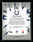 2025 Topps Resurgence Teal Surge Refractor Tyler Warren #/149 #140