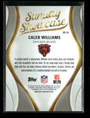 2025 Topps Signature Class Sunday Showcase Purple Caleb Williams #/100 #SS-12