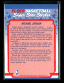 1988-89 Fleer Stickers Michael Jordan #7
