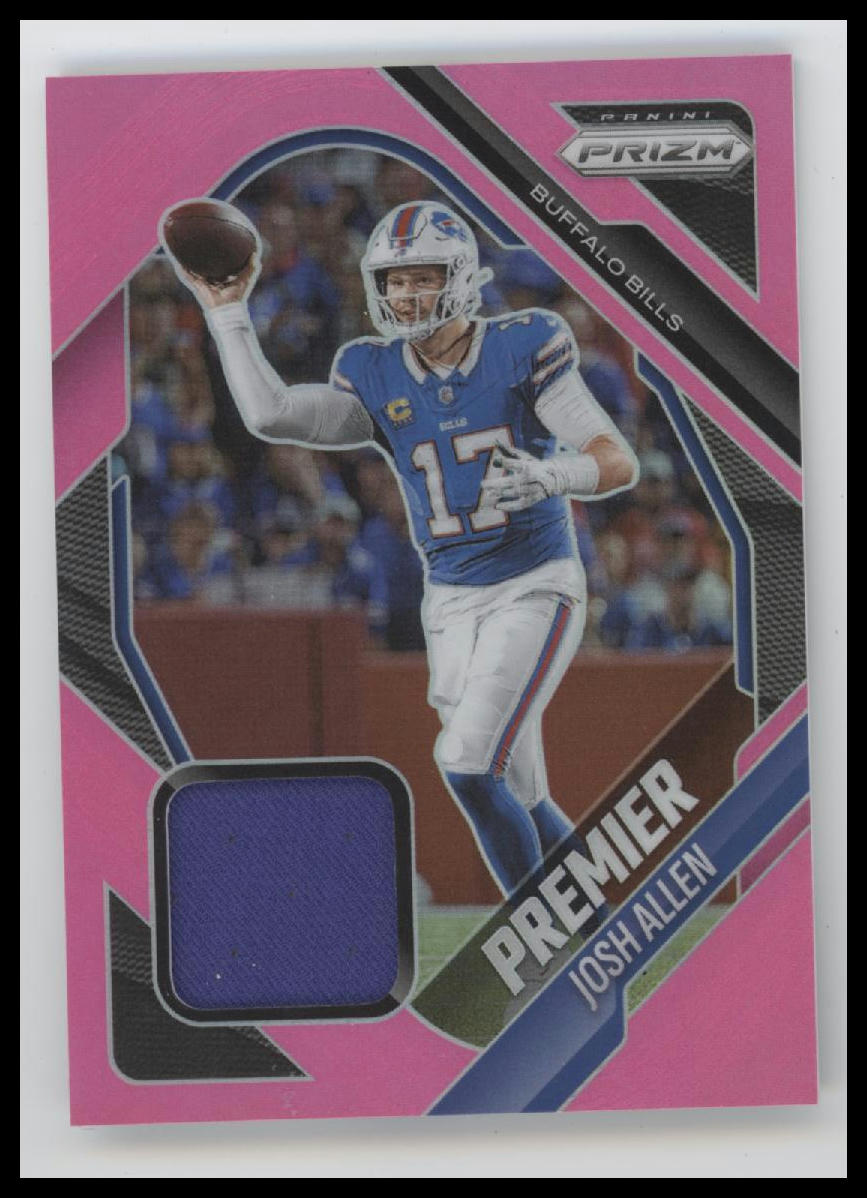 2025 Panini Prizm Premier Jerseys Pink Josh Allen #PJY-JAN