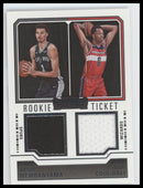 2024 Panini Rookie Swatches Victor Wembanyama/Bilal Coulibaly #RT2-FRN