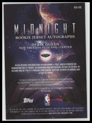 2025-26 Topps Midnight Rookie Jersey Autographs Dusk Derik Queen #/75 AU #RJA-DQ