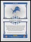 2025 Panini National Treasures Signatures Jahmyr Gibbs #/99 AU #SIG-JGS