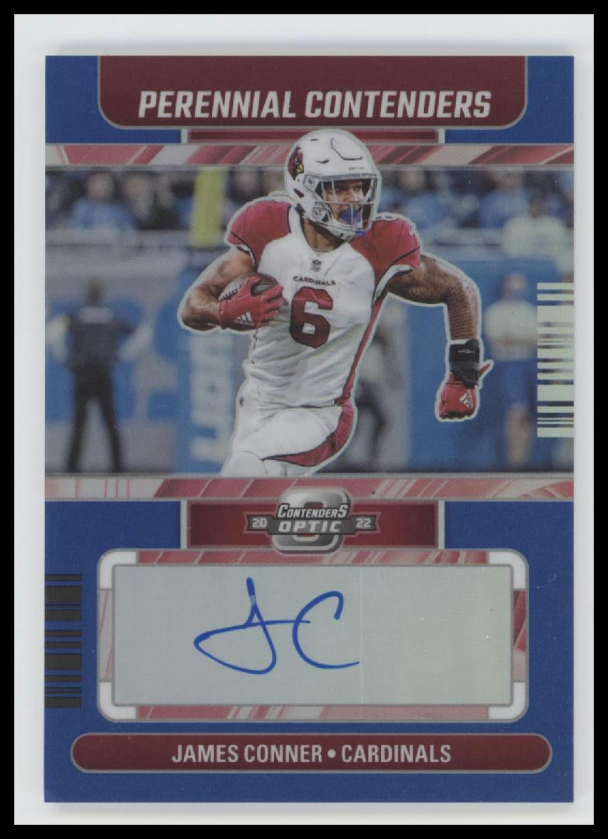 2022 Panini Contenders Optic Perenial Contenders Auto #/50 James Conner #PCA-JC