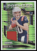 2024 Panini Prizm Premier Jerseys Neon Green Pulsar Drake Maye #PJ-DME