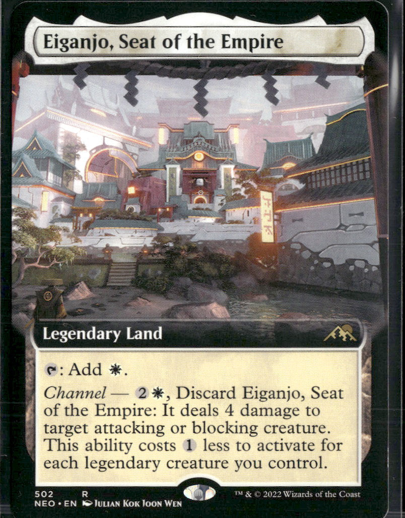 Kamigawa: Neon Dynasty Eiganjo, Seat of the Empire (Extended Art) #502
