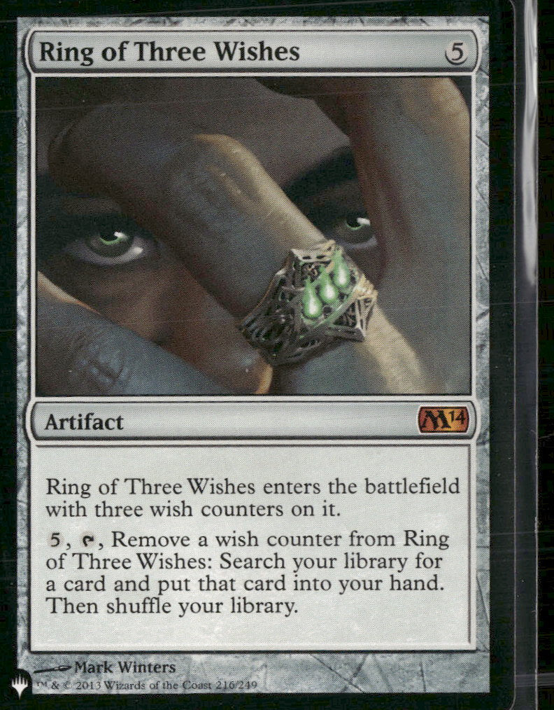 The List Reprints Ring of Three Wishes #216
