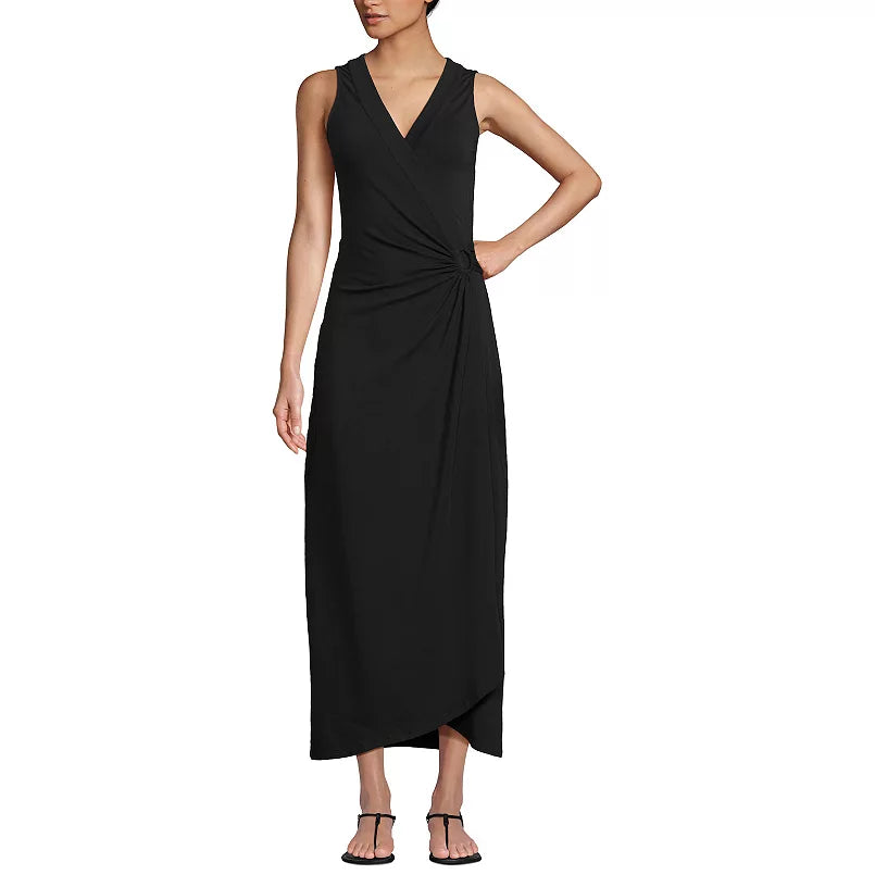 lands end dress Lands End Womens Lands End Sleeveless Tulip Hem Maxi Dress, L/ 14-16 – Ralphie's Funhouse