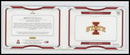 2022 Panini National Treasures Materials Booklet Breece Hall #/11 Auto #SB-BHA