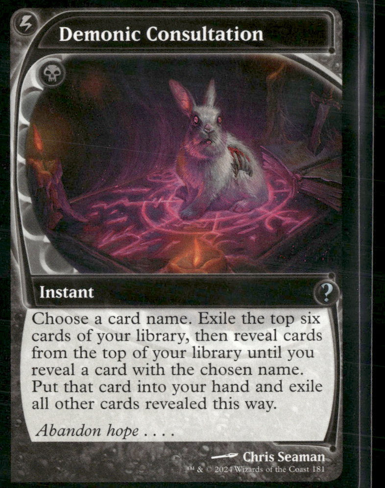 Mystery Booster 2 Demonic Consultation (Future Sight) #181
