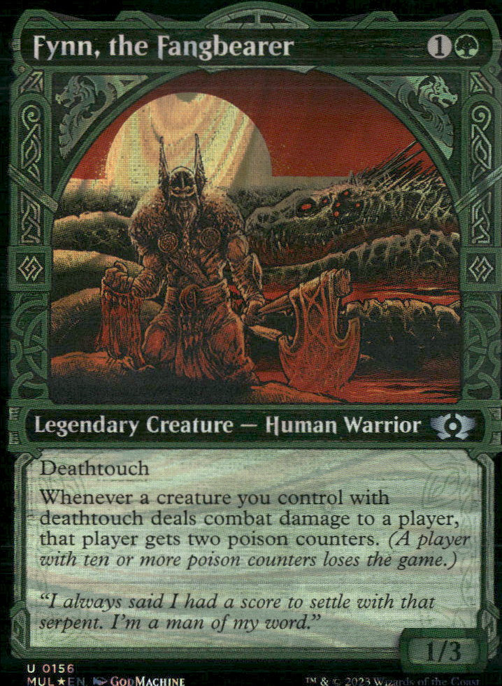 March of the Machine: Multiverse Legends Fynn, the Fangbearer (Halo Foil) #156