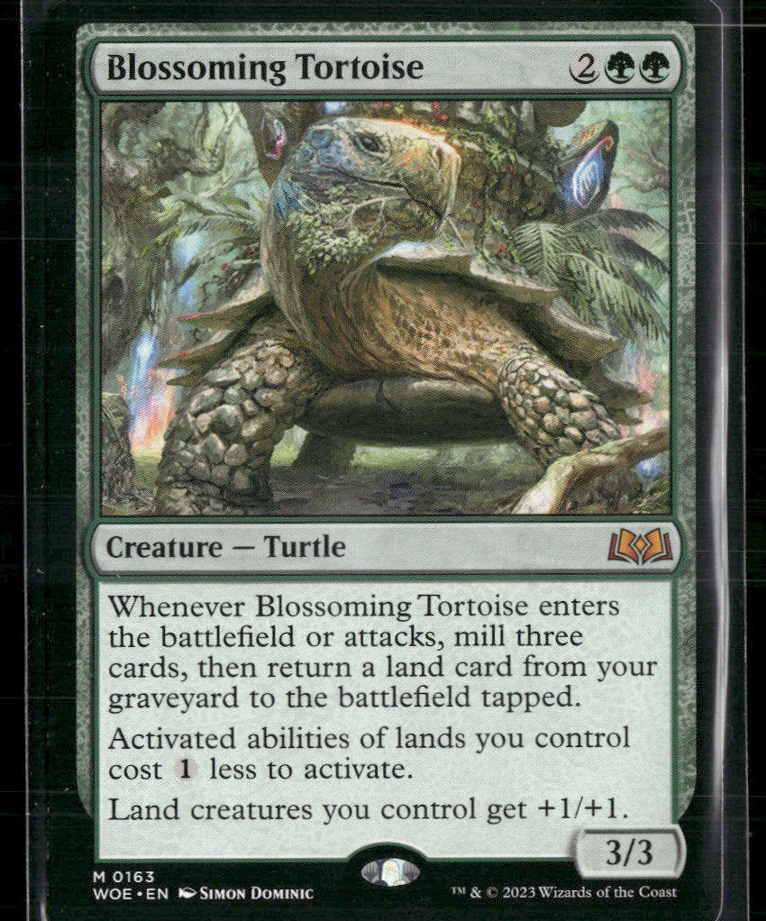 Wilds of Eldraine Blossoming Tortoise #163