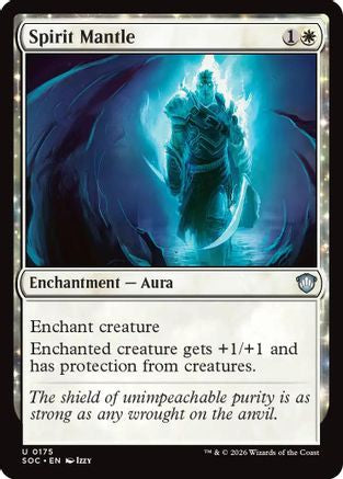 Spirit Mantle (SOC-175) - Commander: Secrets of Strixhaven