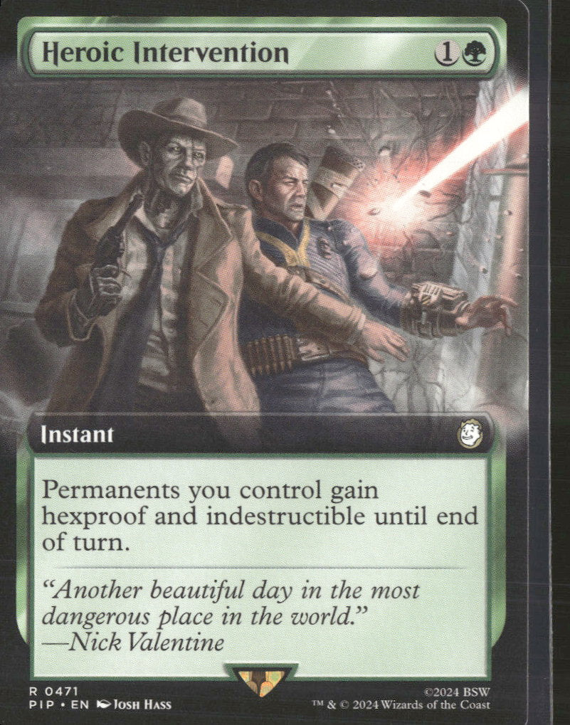 Universes Beyond: Fallout Heroic Intervention (Extended Art) #471