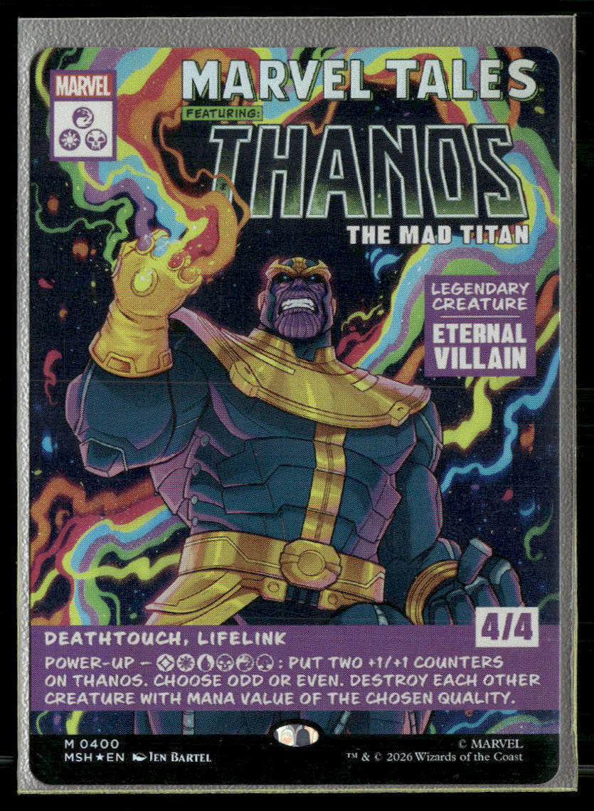 Marvel Super Heroes Thanos, The Mad Titan (Borderless) (0400) #400