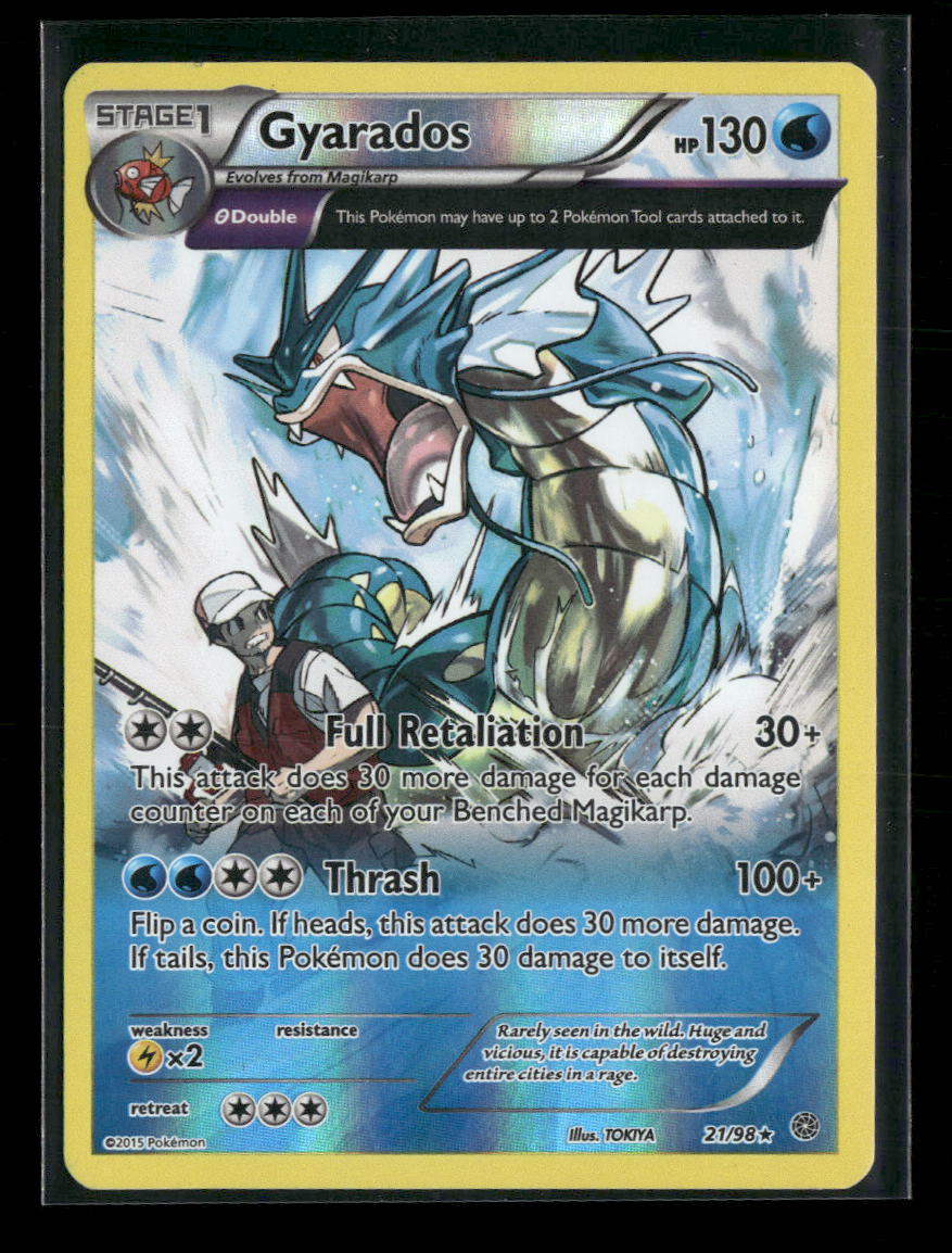 XY - Ancient Origins Gyarados (21) Reverse Holo #21/98