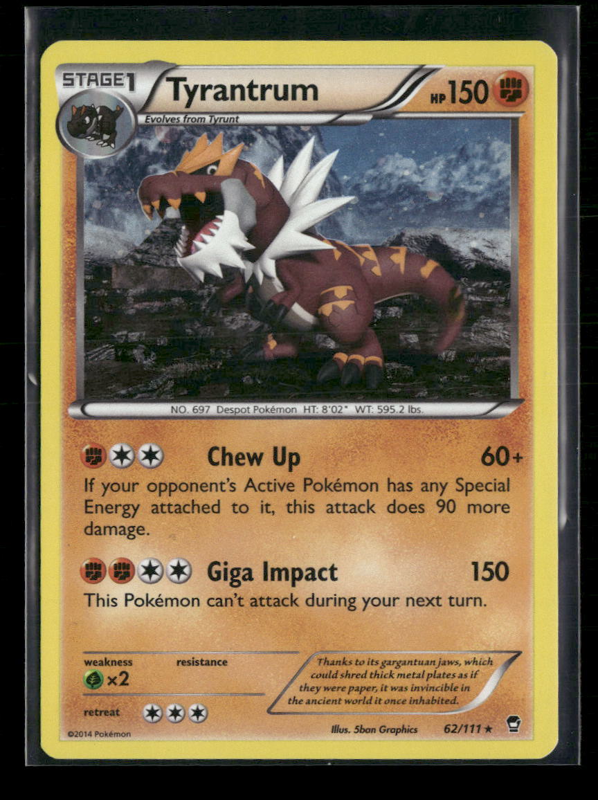 Miscellaneous Cards & Products Tyrantrum (Cosmo Holo) #062/111