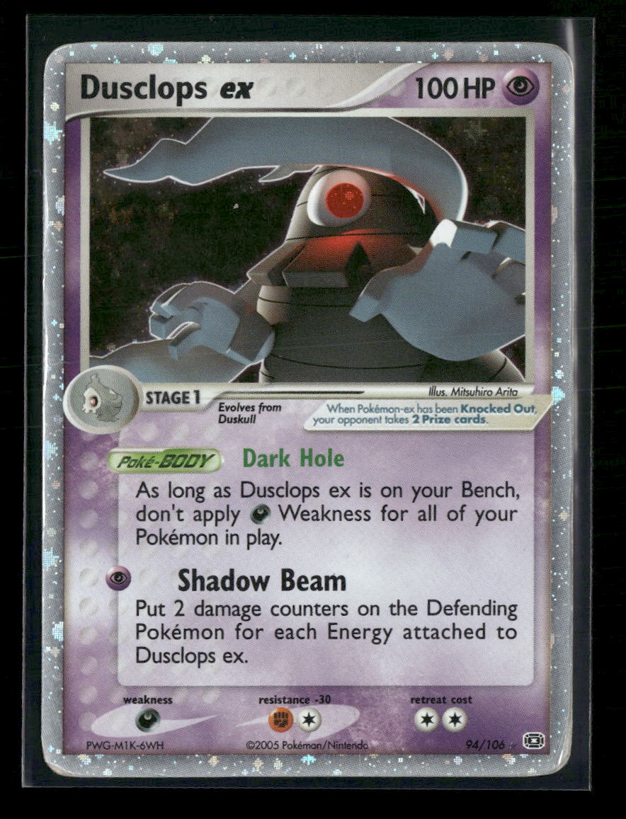 EX Emerald Dusclops ex #94/106 *Damaged*