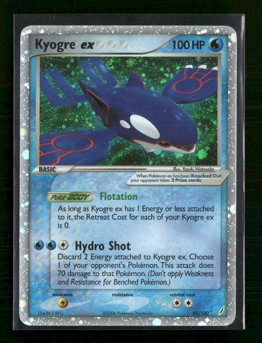 EX Crystal Guardians Kyogre ex #95/100