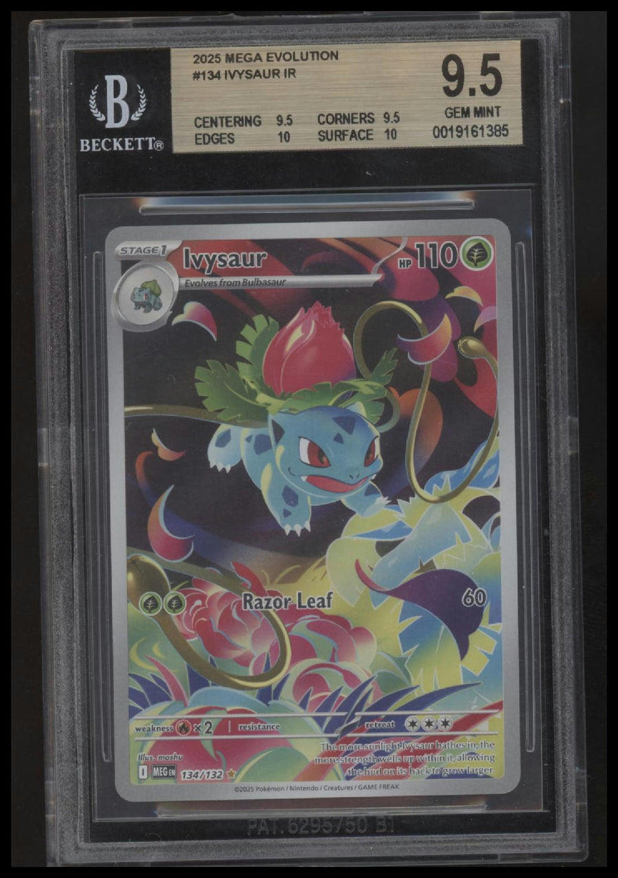 2025 Pokemon TCG Mega Evolution Ivysaur IR 9.5 BGS #134