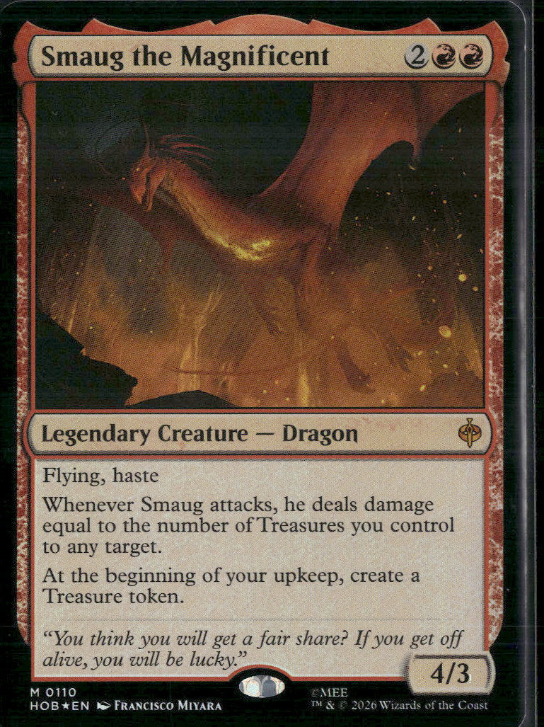The Hobbit Smaug the Magnificent Foil #110