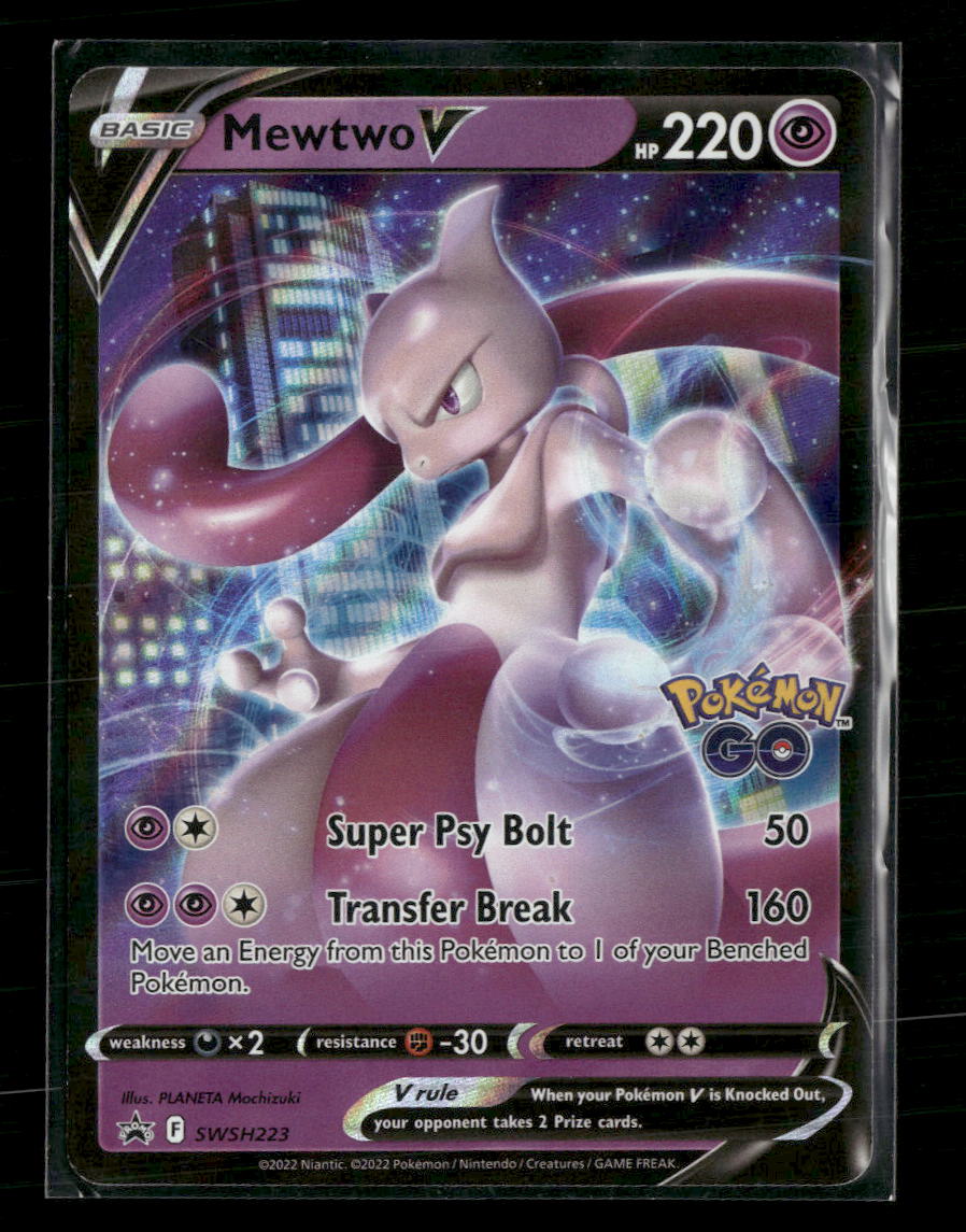 SWSH: Sword & Shield Promo Cards Mewtwo V #SWSH223
