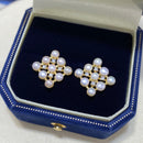 Light Luxury Natural Freshwater Pearl Ear Studs