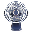 Portable Quiet Clip On Fan With 5 Speeds 3 Brightness 720¡ Fully Adjustable Angle Type-C Rechargeable Clip Desk Wall Mounted Fan For Camping Office Ho
