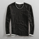 Men's Undershirt Raw Edge Distressed