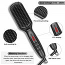 2-In-1 Ionic Hair Straightener Beard Comb