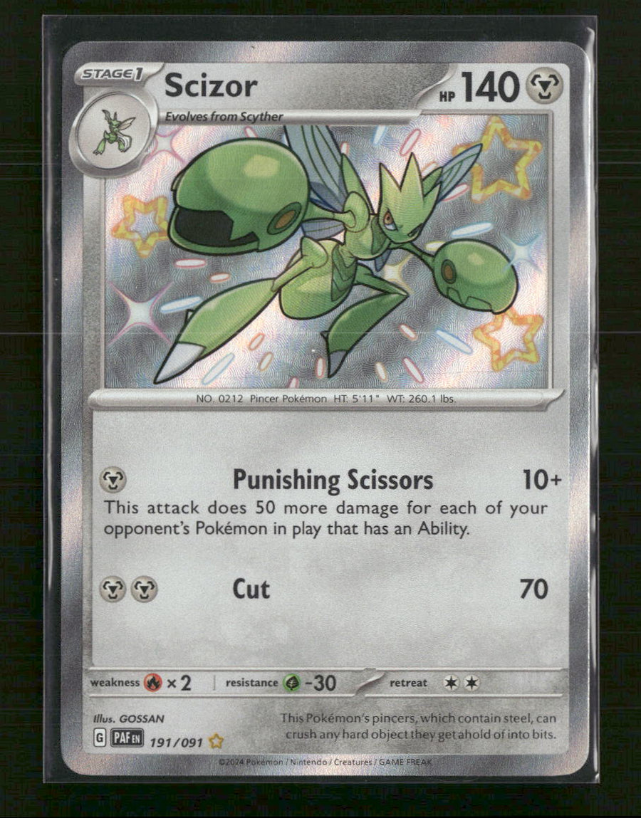 SV: Paldean Fates Scizor #191/091