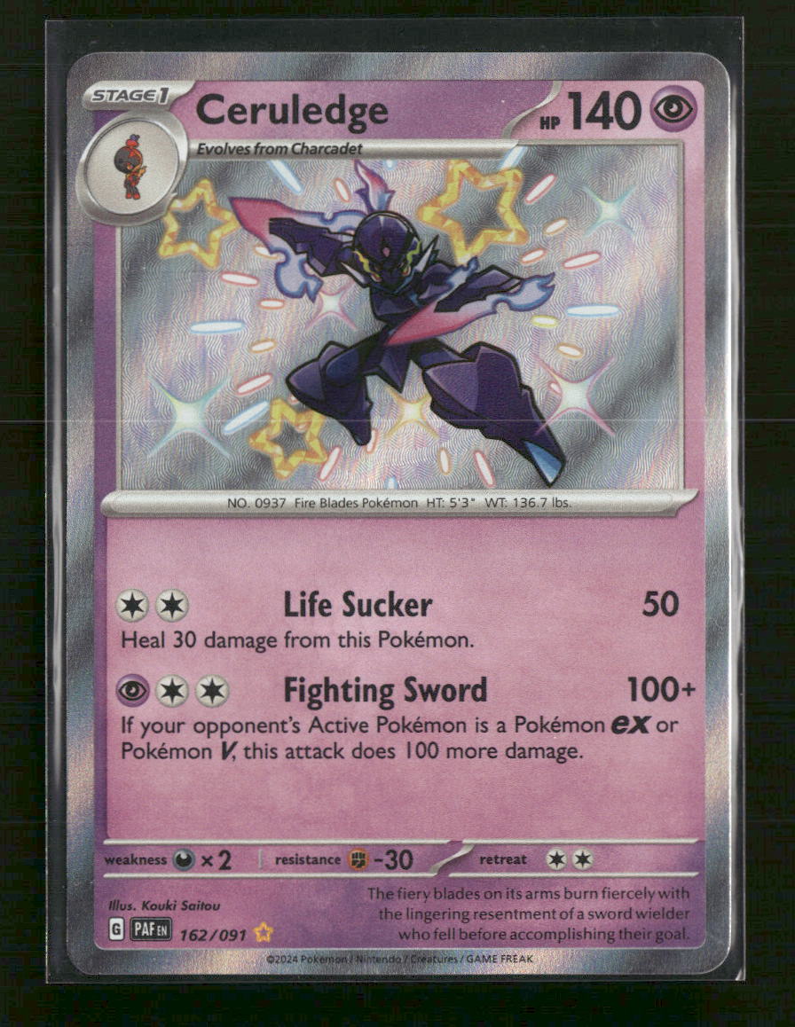 SV: Paldean Fates Ceruledge #162/091