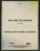 2026 Topps Chrome Disney Art of Disney Fox and the Hound - 45 Years #AD-5
