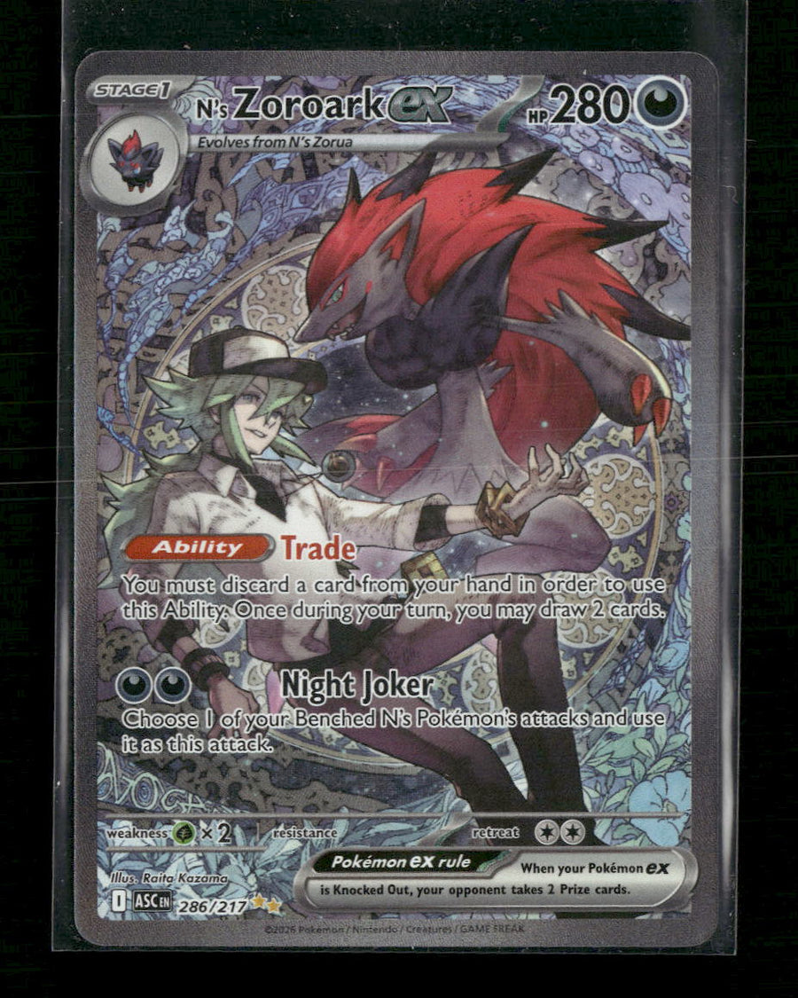 ME: Ascended Heroes N's Zoroark ex #286/217