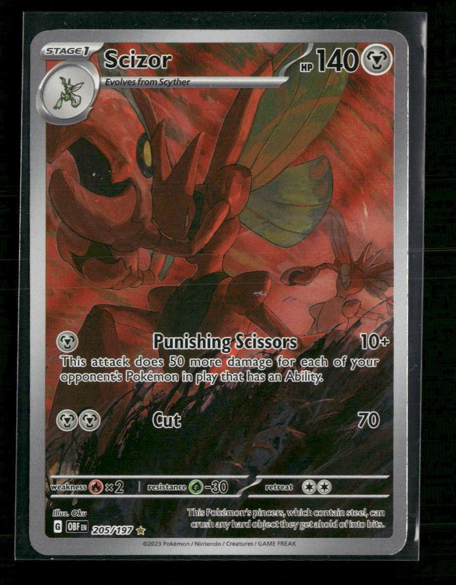 SV03: Obsidian Flames Scizor #205/197