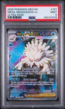 2025 Pokemon Meg En-Mega Evolution Ultra Rare Mega Abomasnow Ex 9 PSA #157