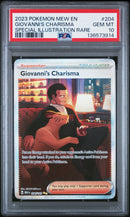 2023 Pokemon Mew En-151 Special Illust. Rare Giovanni'S Charisma 10 PSA #204