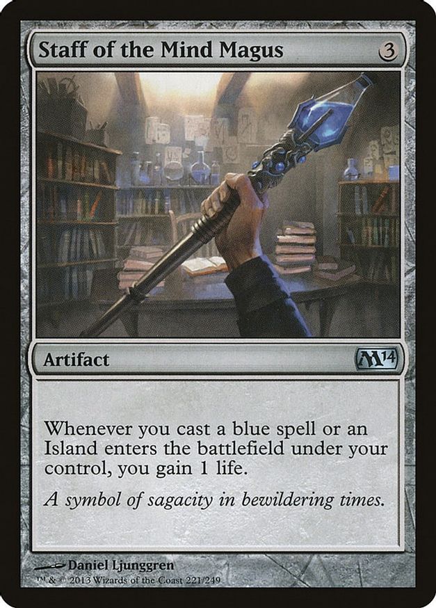 Staff of the Mind Magus | 221 | Magic 2014 (M14)