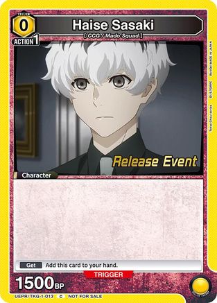 Haise Sasaki (013) (UEPR/TKG-1-013) - UE18BT Tokyo Ghoul Release Event