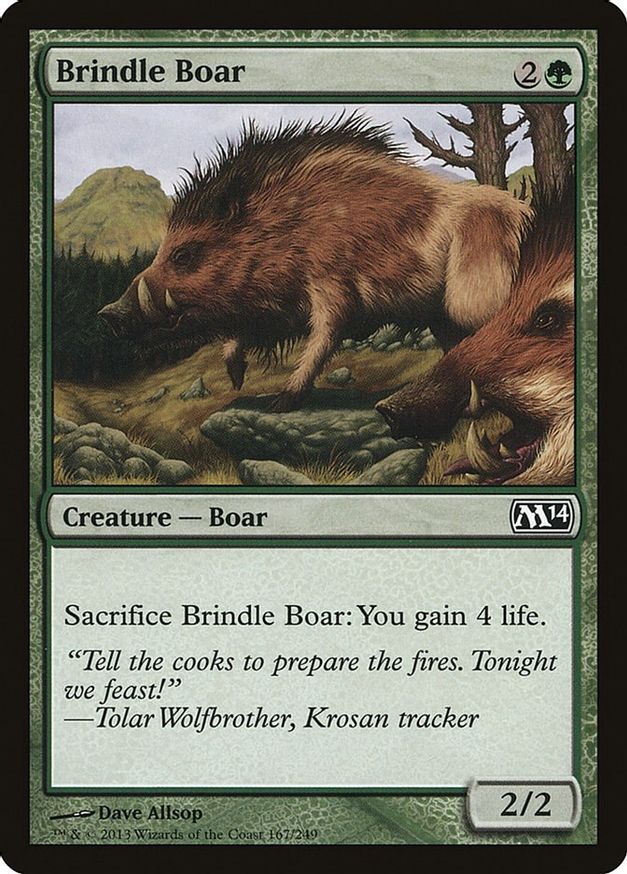 Brindle Boar | 167 | Magic 2014 (M14)