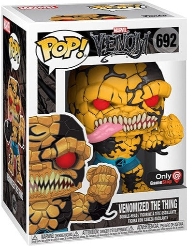 Funko Pop! Marvel Venom Venomized The Thing #692 GameStop Exclusive