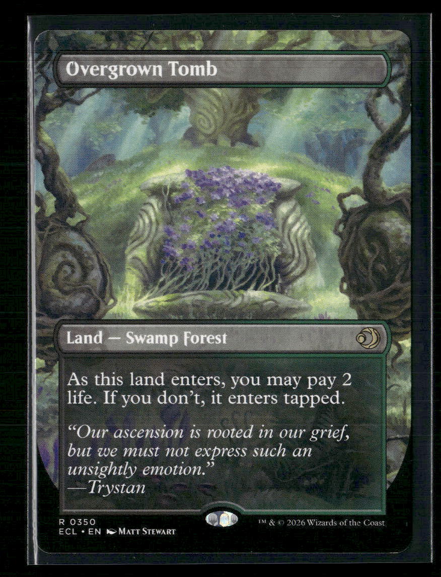 Lorwyn Eclipsed Overgrown Tomb (Borderless) #350