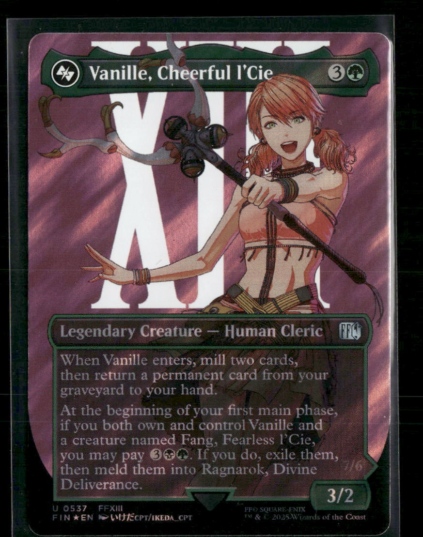 FINAL FANTASY Vanille, Cheerful l'Cie (Borderless) (Surge Foil) #537