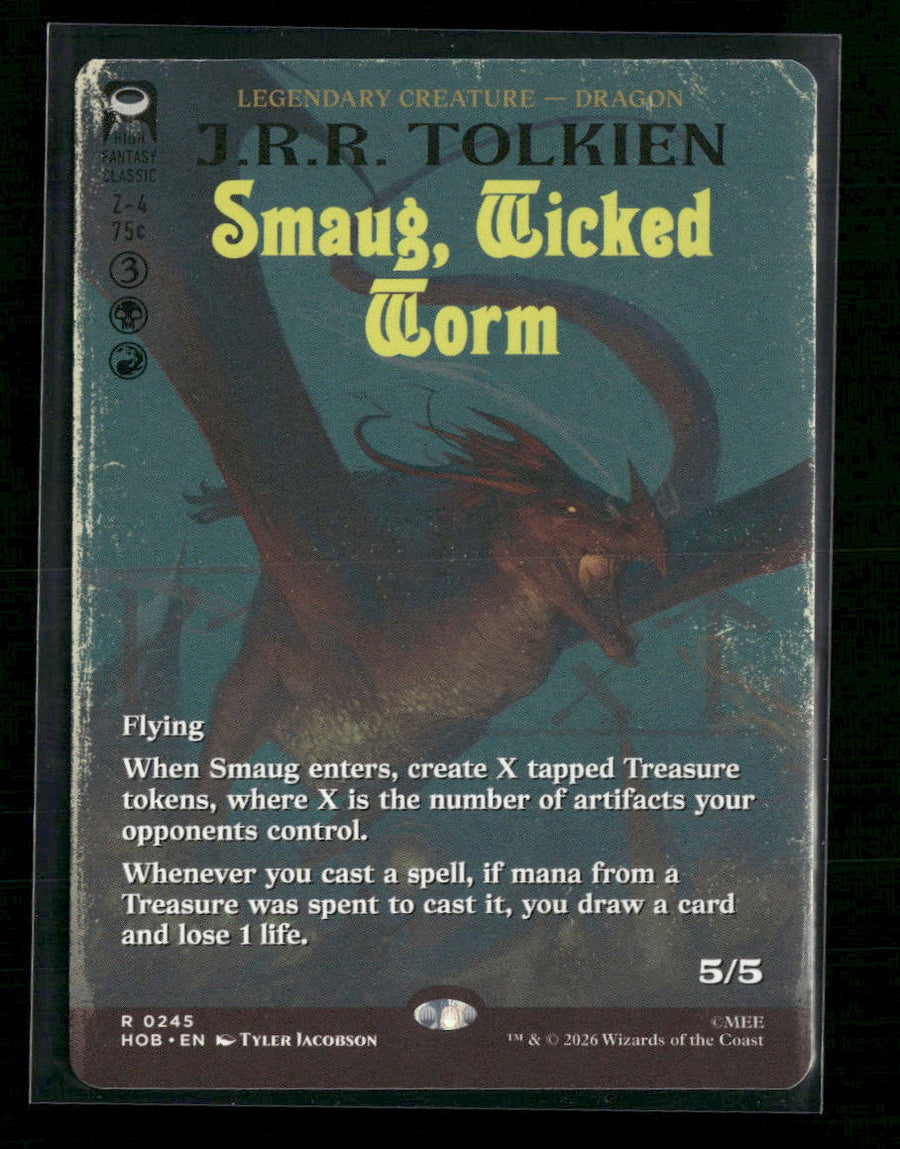 The Hobbit Smaug, Wicked Worm (Borderless) #245