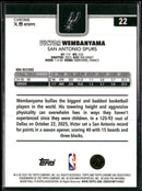 2025-26 Topps Chrome Update X-Fractor Victor Wembanyama #22