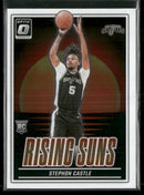 2024-25 Donruss Optic Rising Suns Stephon Castle #6